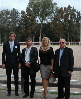 Hungarians in the Moroccan Royal riding-hall